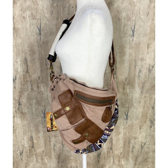 amc Handbags - The Walking Dead AMC Brand Michonne Katana Sling Bag Canvas Boho Steampunk NWT